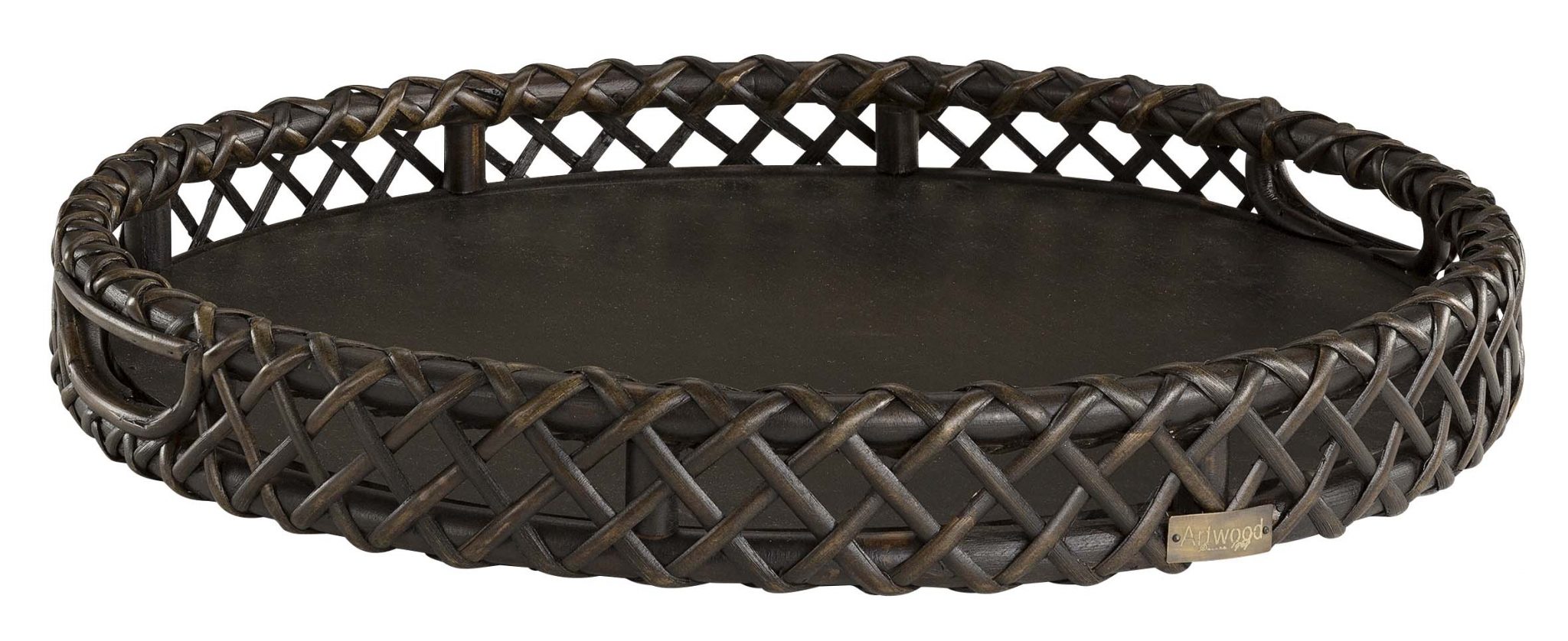 Aspen Round Tray Artwood