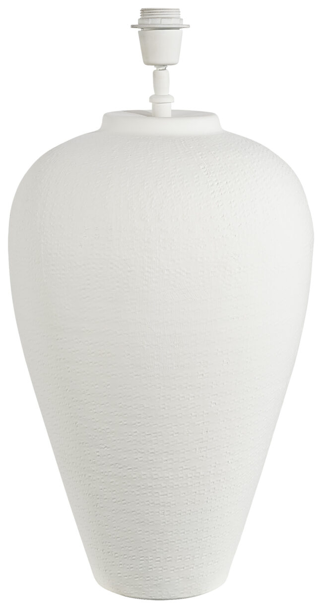 Florence Table Lamp Base White Artwood
