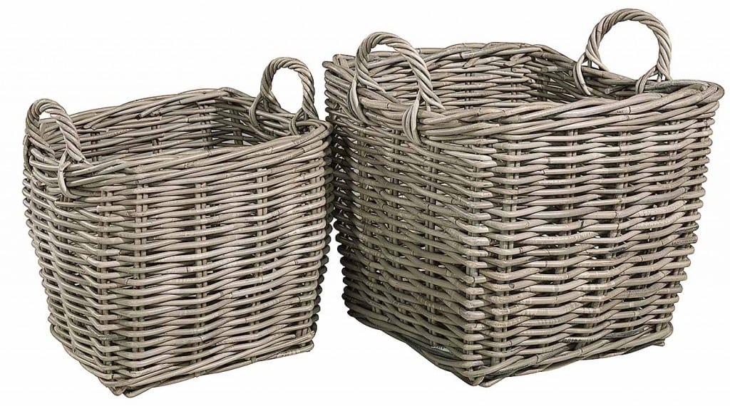 Square Baskets – Set of 2 | Artwood