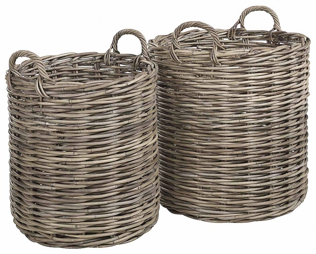 Square Baskets Set of 2 Artwood