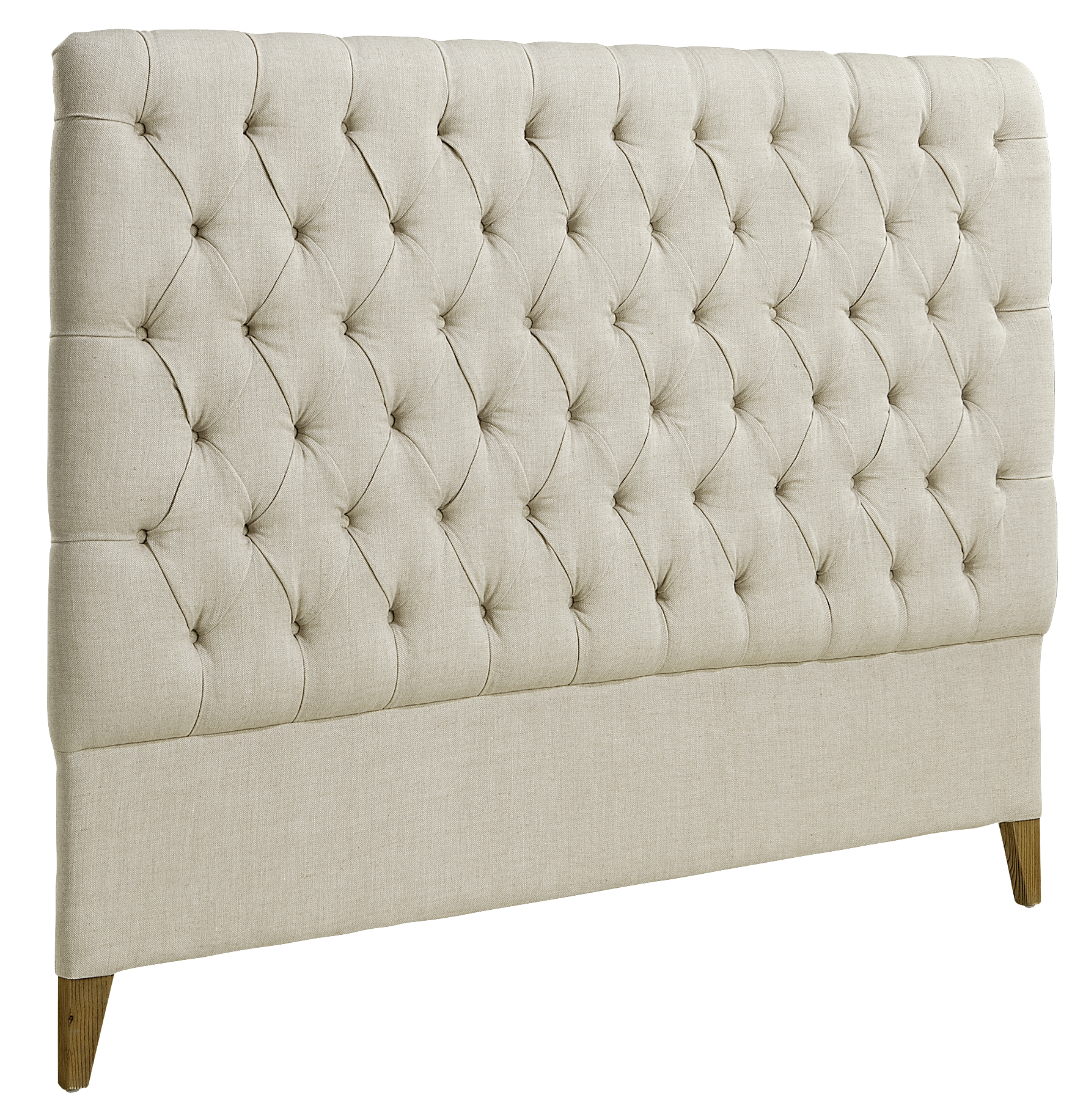 London Headboard Linen Sand Artwood